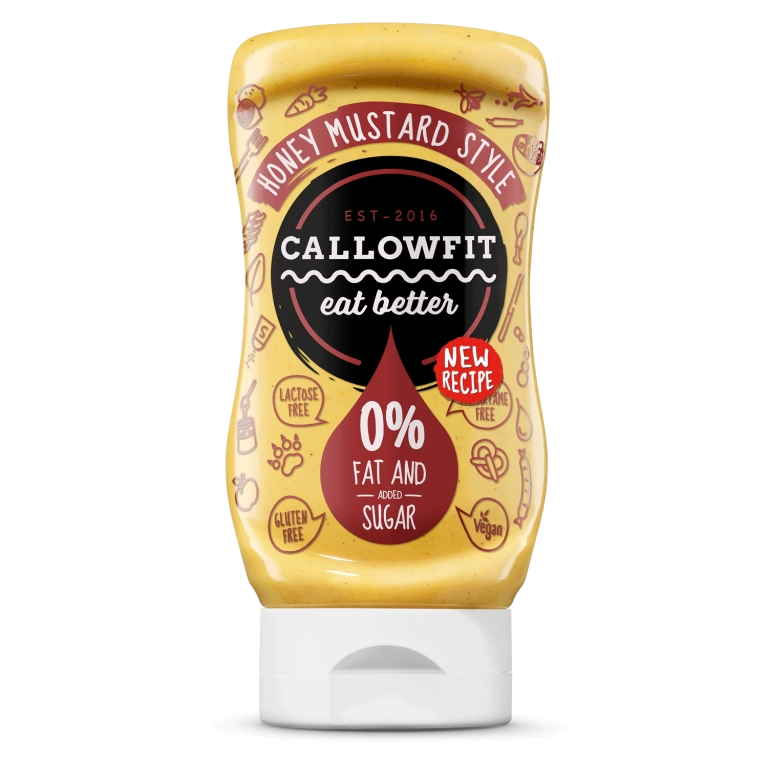 Honey mustard Saus 0% vet